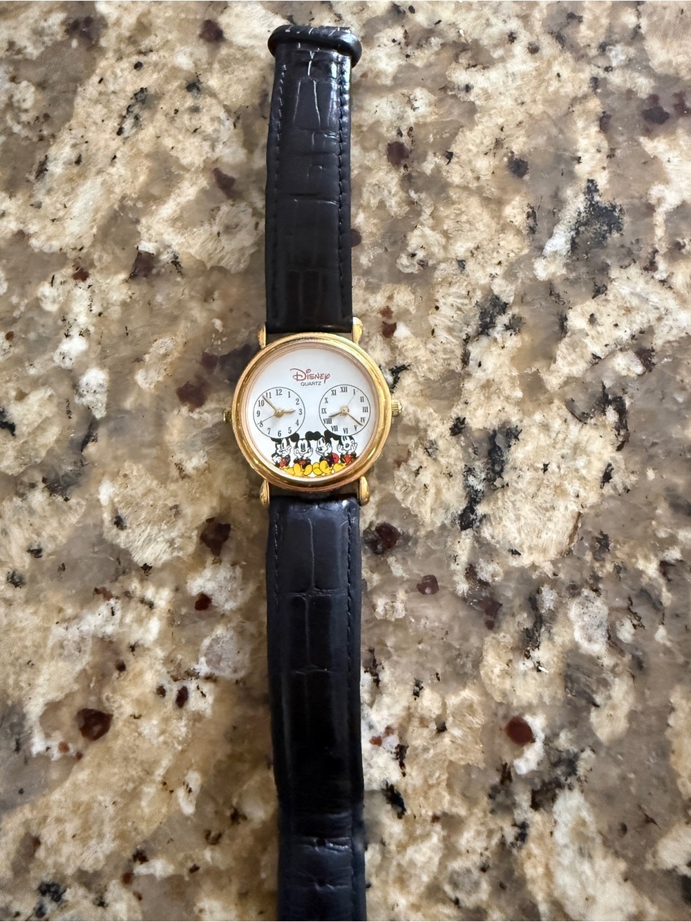 Vintage Disney Mickey Mouse Dual Time Watch - Picture 2 of 3